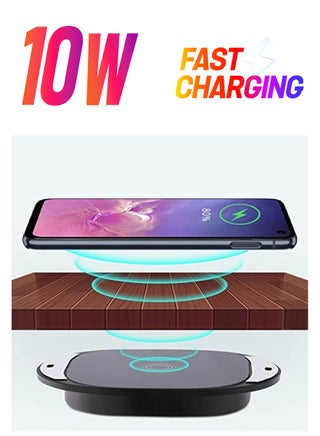 Invisible Wireless Charger, Under Desk Wireless Charger, 10W Furniture Wireless Charging Board, 20Mm Long -Distance Wireless Mobile Phone Charger, Suitable for iPhone, for Galaxy and for QI - pzsku/Z7AC51534F3D53D6A5799Z/45/_/1738266863/3f74fb89-c266-4687-8a19-ee2af118e546