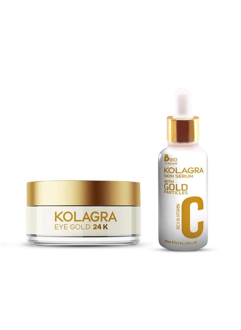 Kolagra Gold Serum + Kolagra Eye Gold Jel