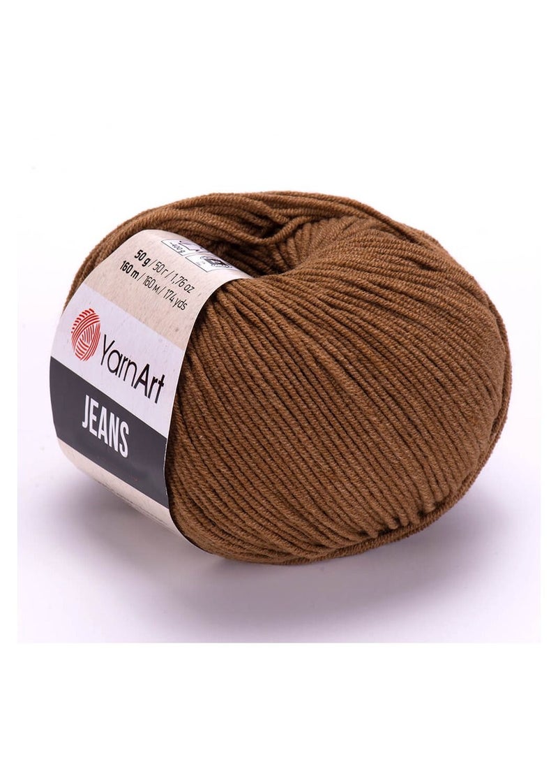 YarnArt Set Of 5 Pcs High Quality Jeans Yarn For Knitting - Image 1