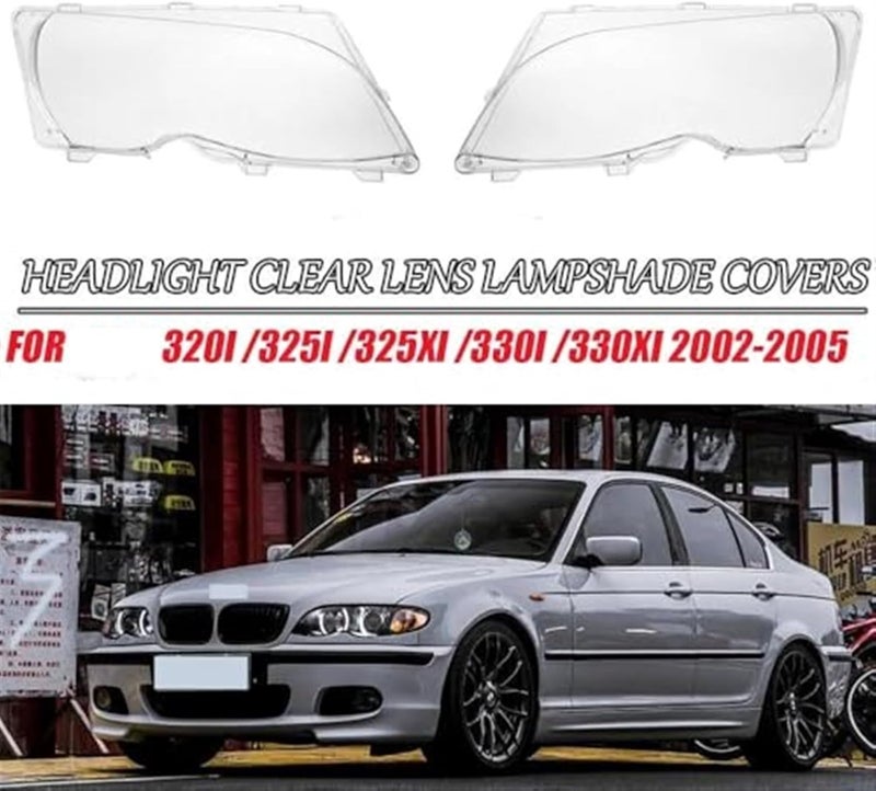 Wivplex Headlight Lens Cover for BMW 3 Series E46 - Image 3