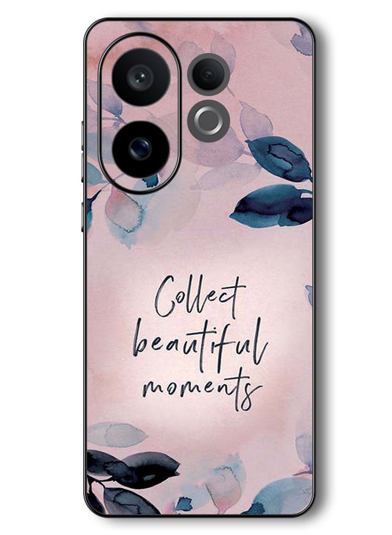 Theodor Case Compatible with Vivo V60 6.77 Inch Protection Shockproof Bumper Cover Collect Beautiful Moments - Image 1