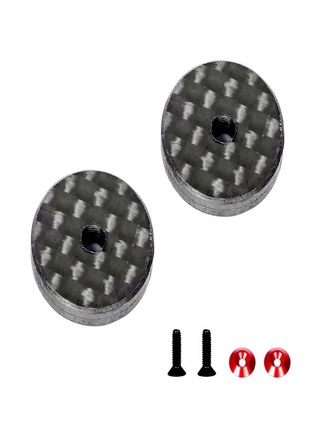 MOSHNOLY Carbon Fiber Wing Button for Arrma 6S 1/8 Notorious/ 1/8 Outcast, AR320215 Wing Button Upgrade Part for RC Vehicle Scale Accessories - Image 1