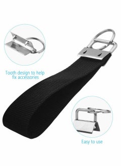 Excefore Key Fob Hardware, 50 PCS Keychain Bracelet Hardware with Key Rings, Metal Tail Clip Wristlet Sets, Perfect for Bag Wristlets with Fabric/Ribbon/Webbing/Embossed and Other Hand Craft - 25mm  - Image 4