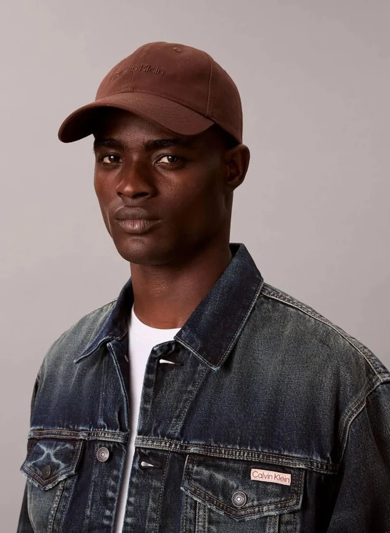 CALVIN KLEIN Chocolate Martini Cotton Twill Embroidered Logo Cap for Men | Best Price UAE