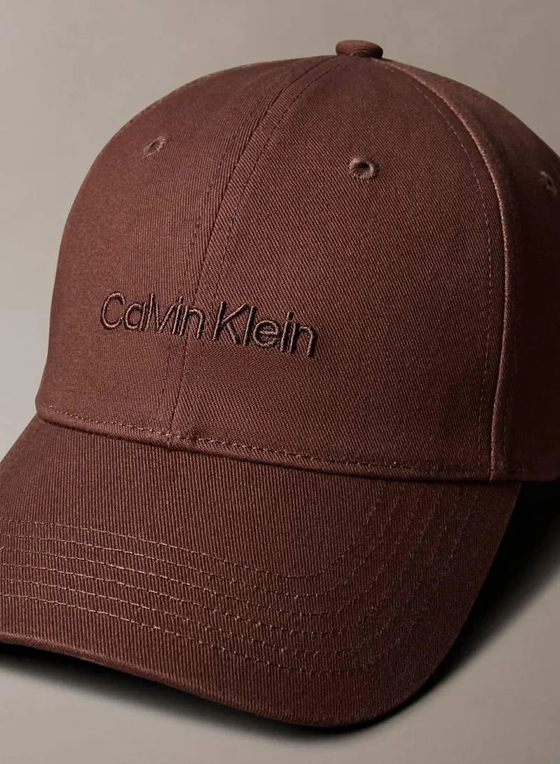 CALVIN KLEIN Chocolate Martini Cotton Twill Embroidered Logo Cap for Men | Best Price UAE