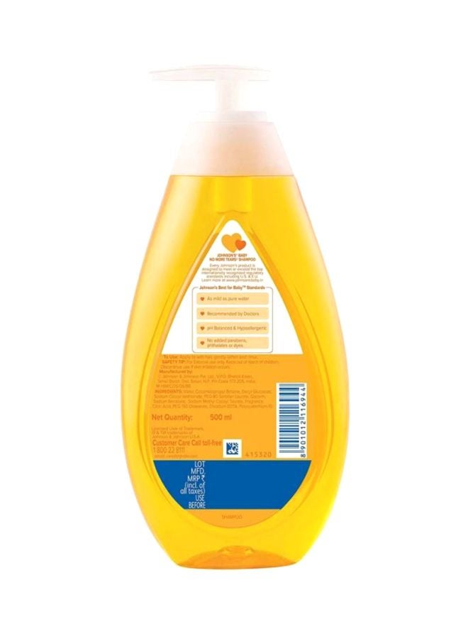 Johnson's No More Tears Baby Shampoo Gentle And Mild for Soft Hair Delicate Scalp, 500ml - 6223000659335 - Image 2