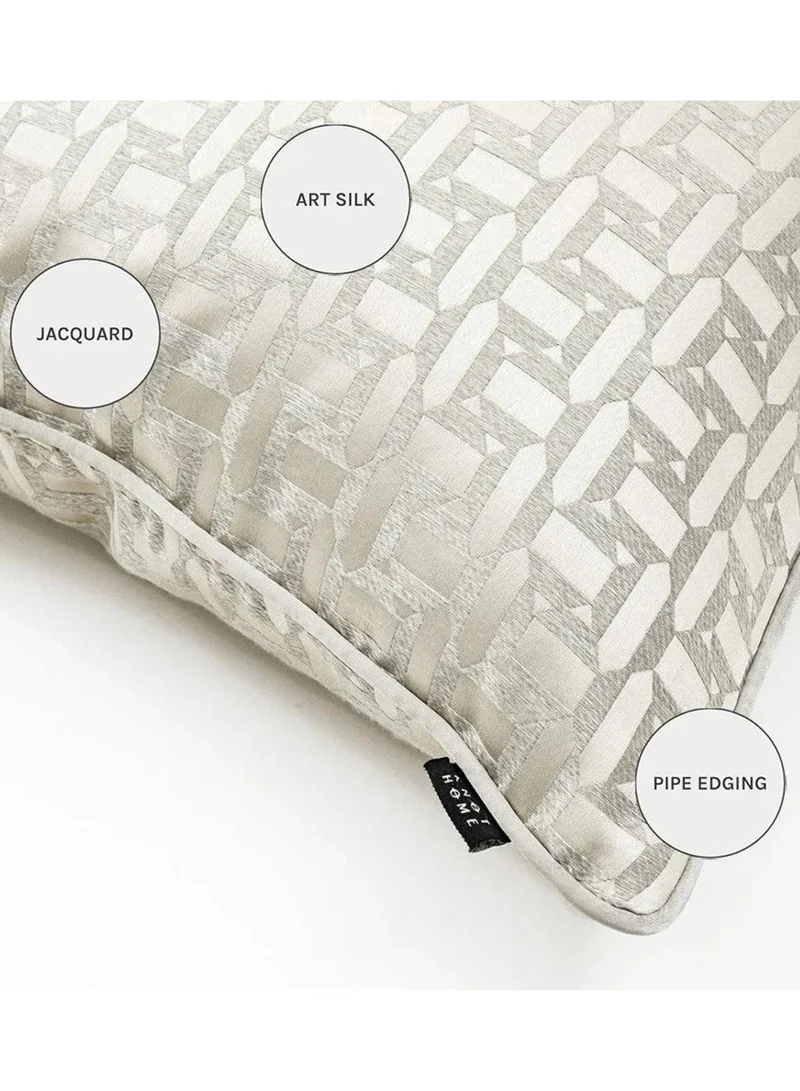 KNOT HOME Cushion Selena Laurent (with filler) Pillow Knot Home Cover Set for Modern Sofa Contemporary Living Room Bedroom and Office Soft Washable