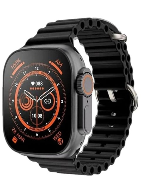 HK9 ULTRA 2 Smart Watch 2.12 inch Smartwatch Fitness Running Watch Bluetooth Temperature Monitoring Pedometer Call Reminder Compatible with Android iOS Long Standby Hands-Free Calls
