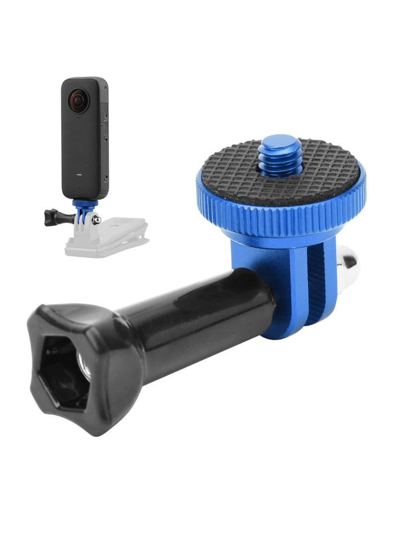 سبائك الألومنيوم قوس الكاميرا تركيب محول تمديد الذراع متوافق مع insta360 واحد X3 / X2 / X ( الأزرق ) - Image 1