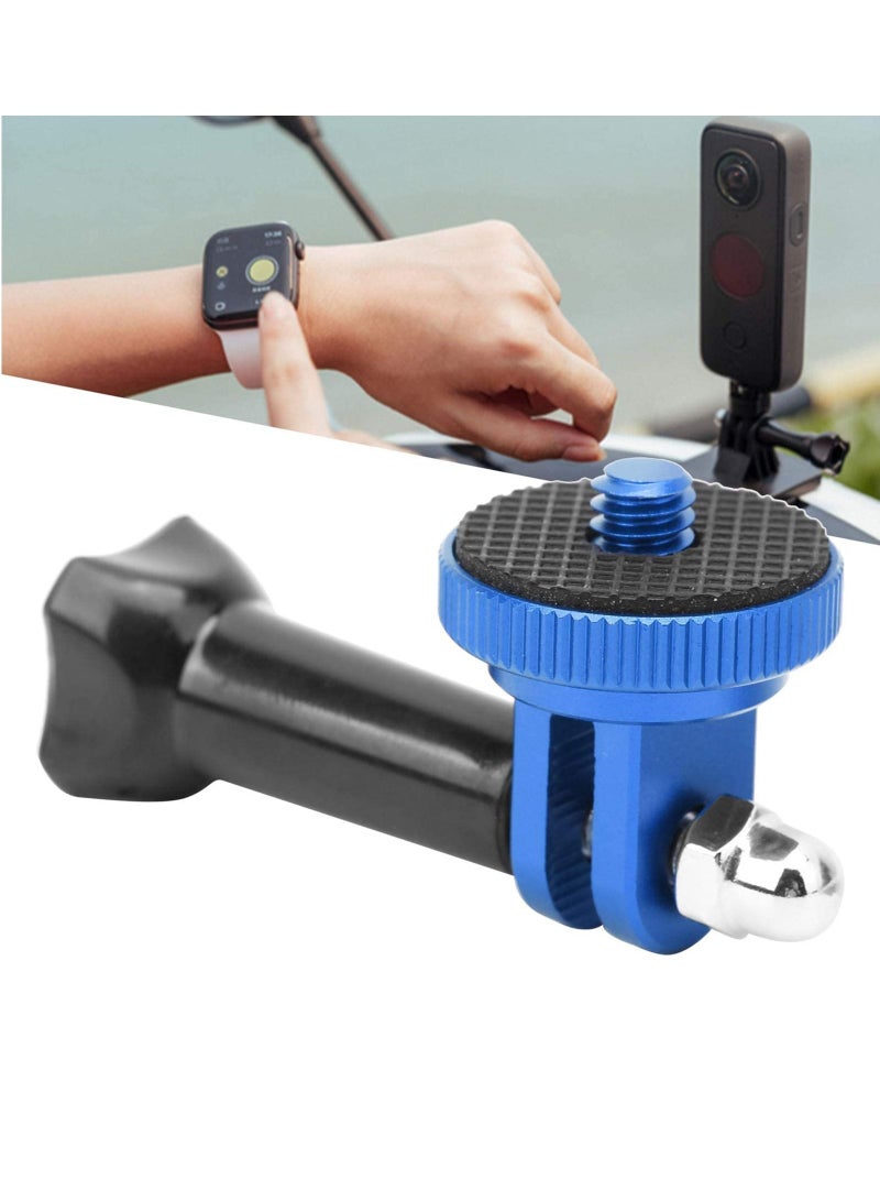 سبائك الألومنيوم قوس الكاميرا تركيب محول تمديد الذراع متوافق مع insta360 واحد X3 / X2 / X ( الأزرق ) - Image 5