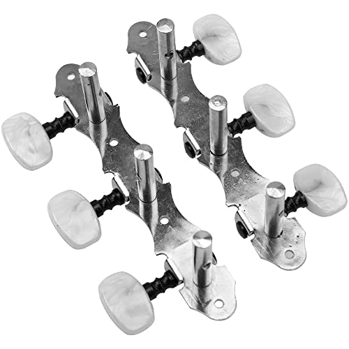 Yootones Classical Guitar String Tuning Peg Tuners Machine Heads Tuning Keys Pegs 3L3R 1:14 Compatible with Classical Guitar - Image 2