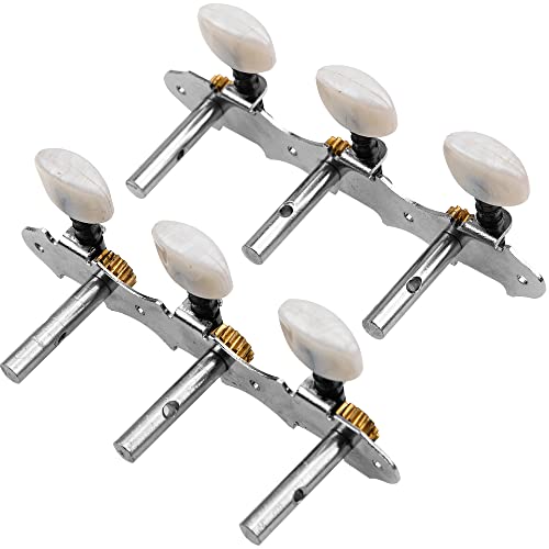 Yootones Classical Guitar String Tuning Peg Tuners Machine Heads Tuning Keys Pegs 3L3R 1:14 Compatible with Classical Guitar - Image 4