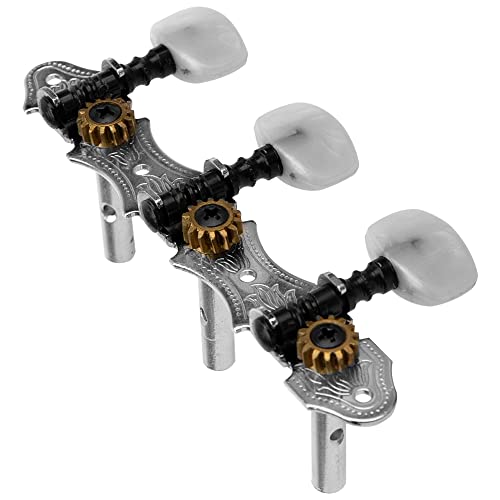 Yootones Classical Guitar String Tuning Peg Tuners Machine Heads Tuning Keys Pegs 3L3R 1:14 Compatible with Classical Guitar - Image 5