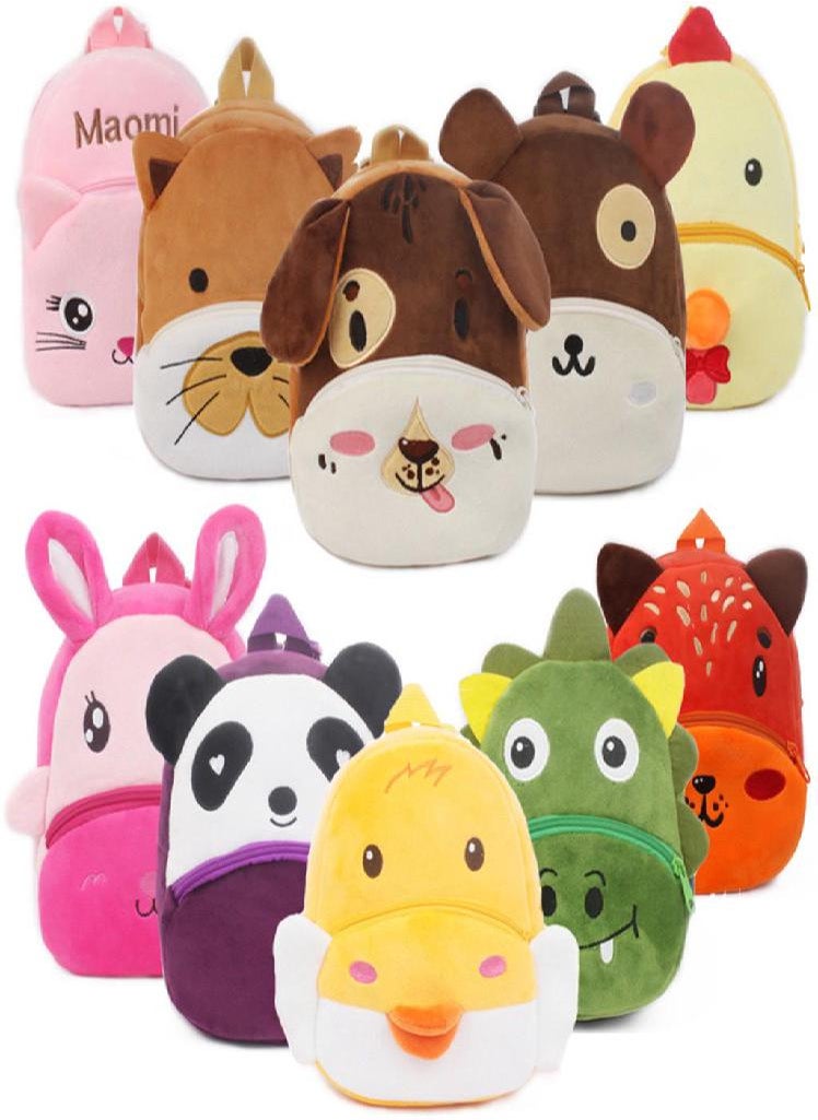 Eckek - Cute Animal Cartoon Backpack School Bag Suit for 1-3 Years Old Baby Boys Girls - Image 1