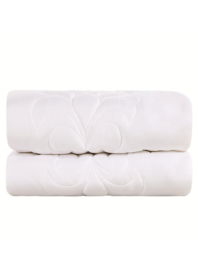 Stargold Duvet Cover Set 8 Pieces Comforter Set with Bed Skirt Quilt Cover Fitted Sheet Pillow Cover Comforter 220X240 cm King Size Mattress  - Image 2