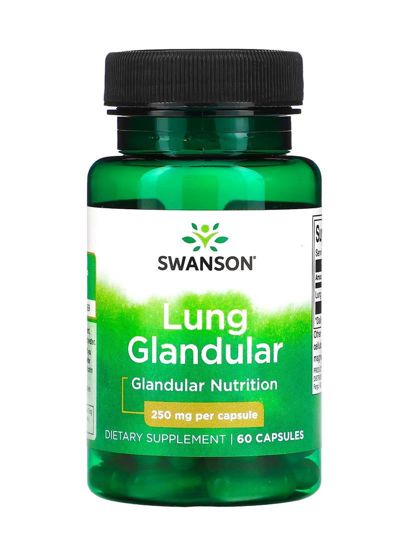 سوانسون الغدة الرئوية  250 ملجم  60 كبسولة