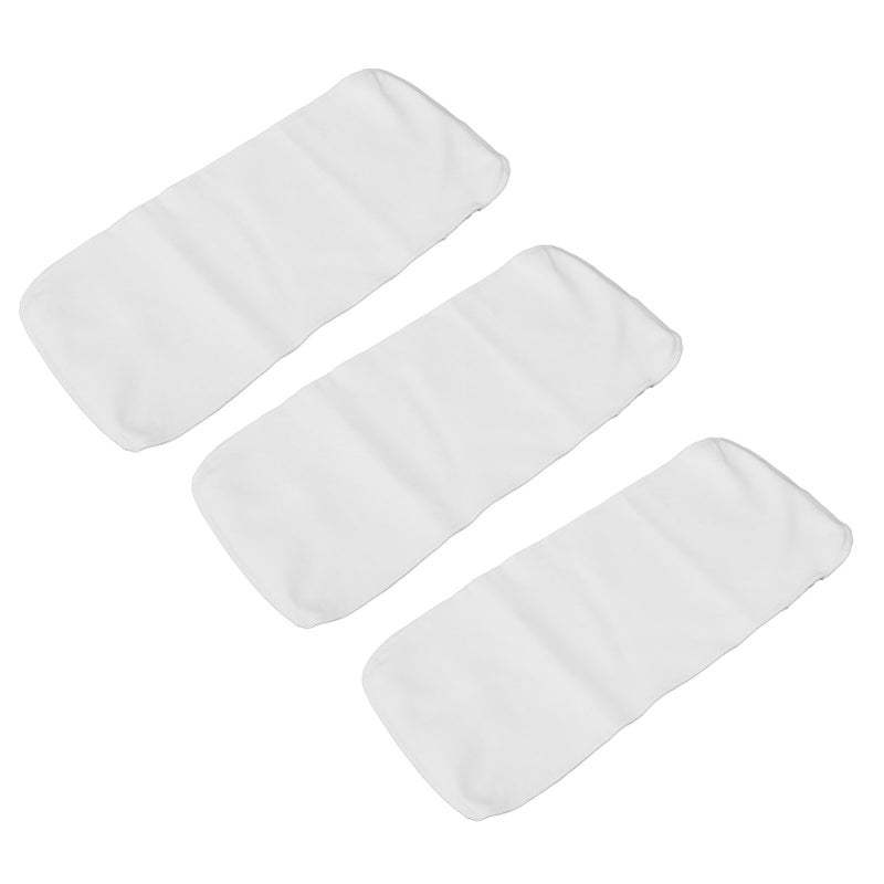 3pcs Unbleached Castor Oil Pack DE Velvet Fabric Wrap Reusable Castor Oil Pads for Heat Compress - Image 4