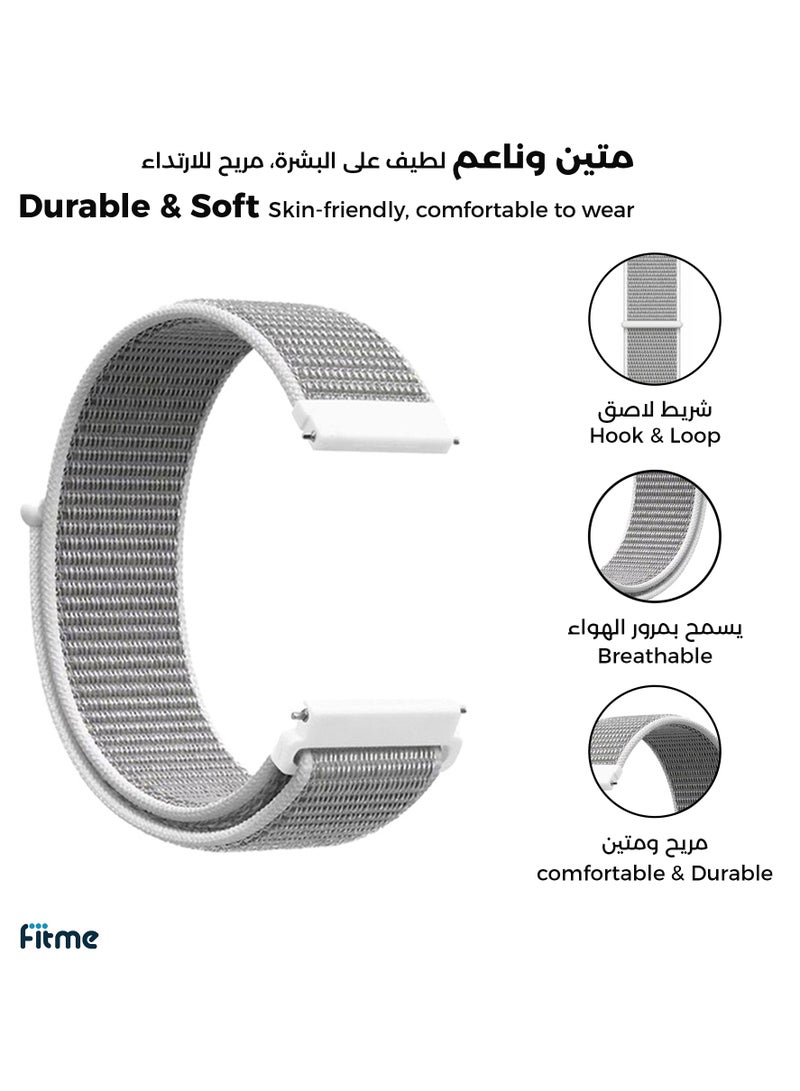 FITME Nylon Loop Band For Huawei Watch GT5 41mm / GT5 PRO 42mm / GT4 41mm - (18mm) - Image 2
