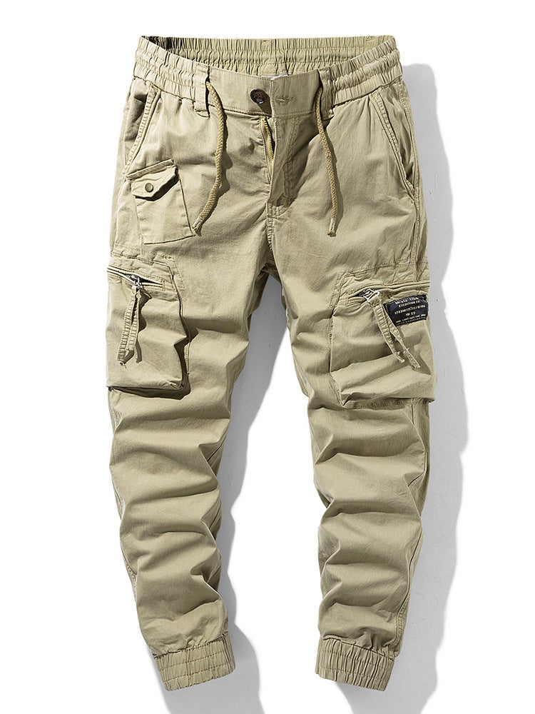 Trendy Men'S New Functional Style Retro Multi-Pocket Toe Overalls Elastic For 658 - Image 3