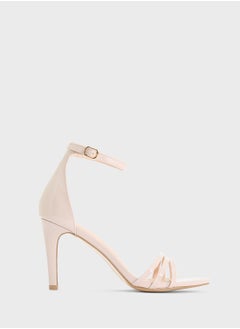 ELLA Stiletto Heel Three Strap Sandal  - Image 1