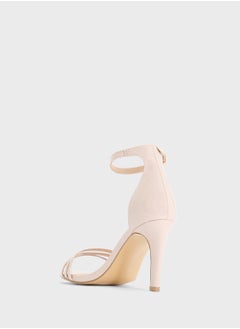 ELLA Stiletto Heel Three Strap Sandal  - Image 3