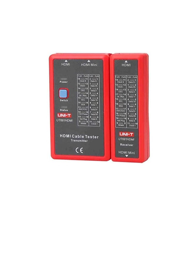 يوني تي - جهاز اختبار كابل واجهة الوسائط عالي الدقة HDMI مع التجميع السريع لتوصيلات كابل HDMI و Mini-HDMI - UNI-T - Image 1