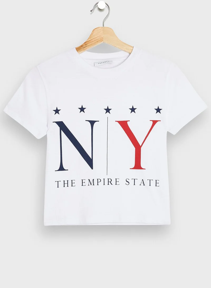 TOPSHOP Empire State Building New York T-Shirt