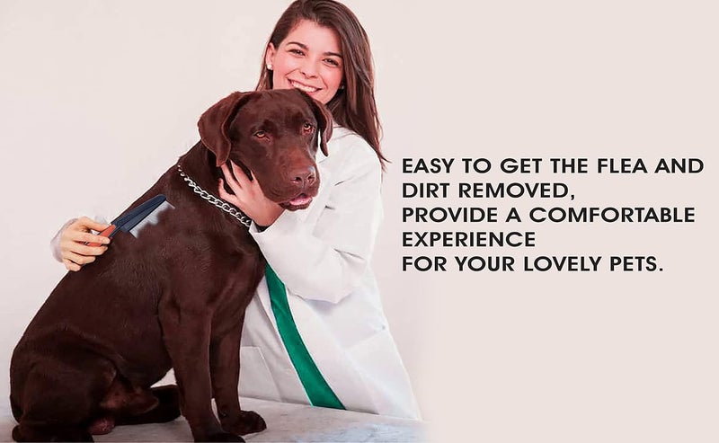 iLife pet needs toothed comb cleaning grooming brush hair tool for dogs - Image 5