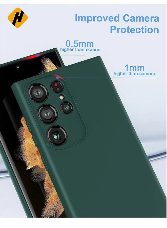 HuHa Samsung Galaxy S24 Ultra Soft Silicone Gelly Rubber Case – Shockproof Matte Finish with Camera Protection - Image 3