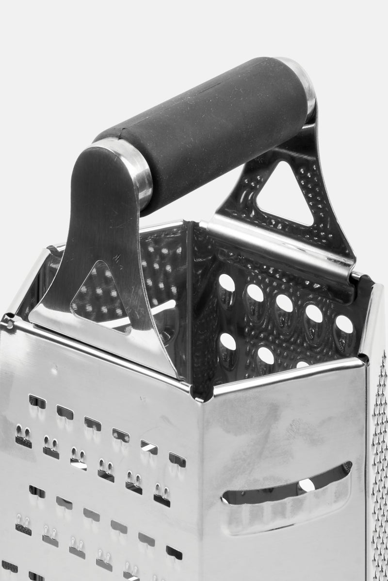 Bombay Stainless Steel 6 Sided Grater, Sliver - Image 3