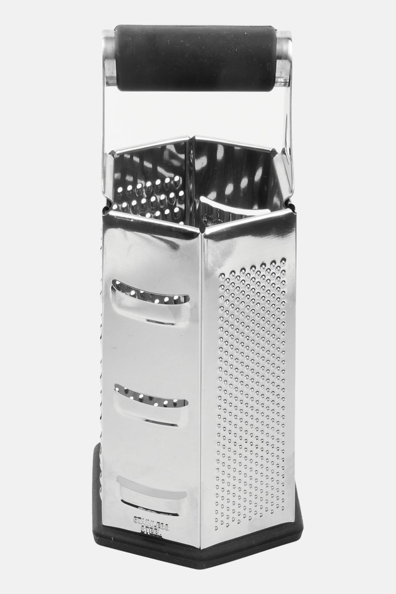 Bombay Stainless Steel 6 Sided Grater, Sliver - Image 2