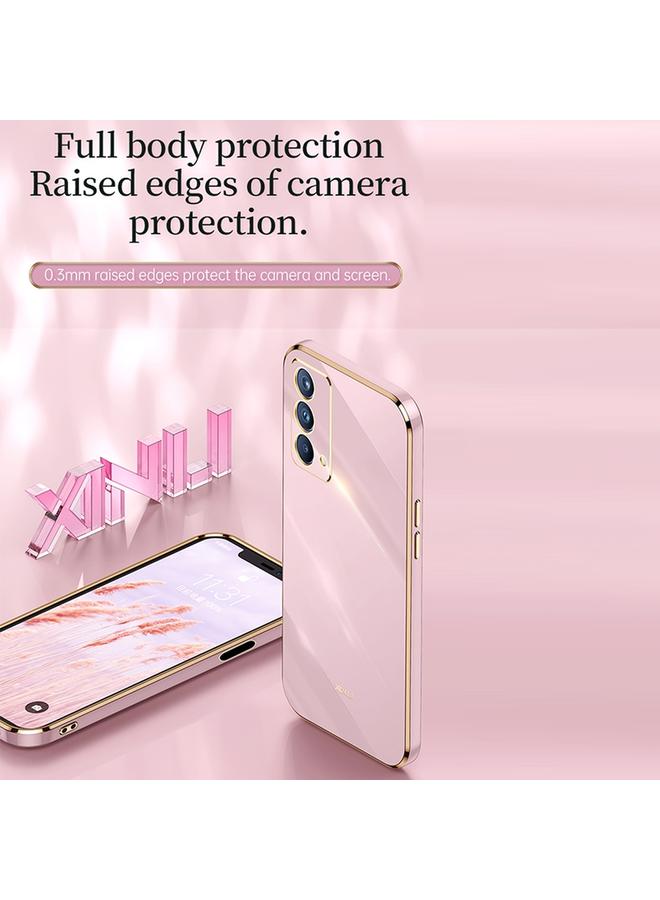 شين لي تونج جراب لهاتف OPPO A93، جراب هاتف TPU مطلي بالكهرباء 6D بحافة مستقيمة - Image 3