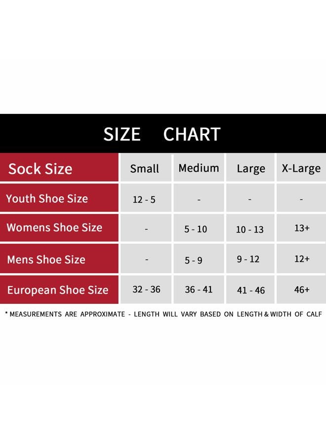 Londkaron Volleyball Socks (2 Pairs) with Volleyball Logo, Soft Mid Calf Crew Socks (Black/White, Small) - Image 5