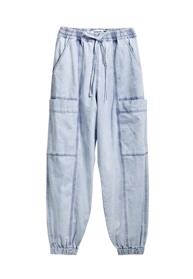 Desigual Womens Light Jogger Jeans Blue