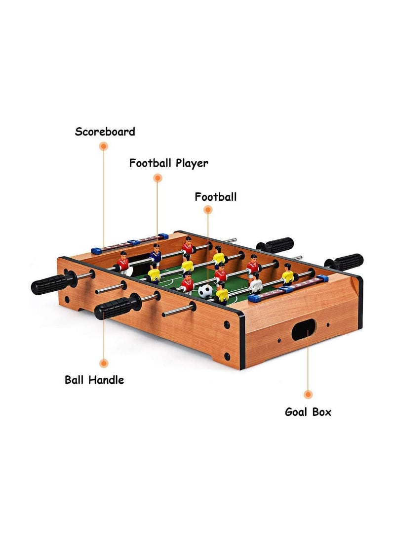 Spall Football Table With Ball Portable Mini Table Football Game Arcade Table Soccer For Backyard And Sports Competition  - Image 2