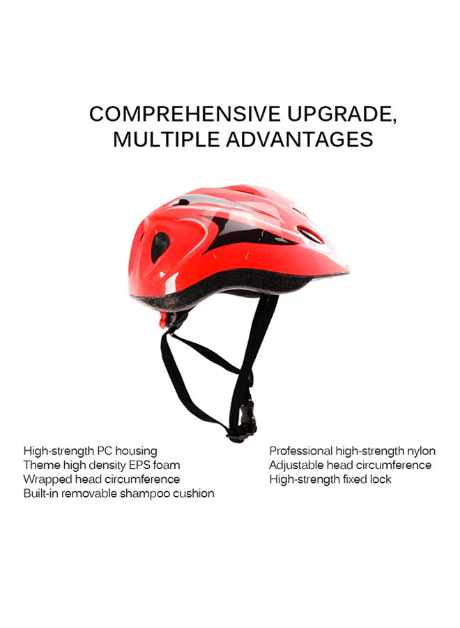 خوذة رياضية قابلة للتعديل مضادة للاهتزاز بحافة ممتدة وتصميم حميم للأطفال 30x6.5x9سم - Image 3