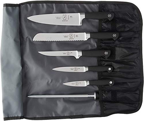Mercer Culinary Genesis 7-Piece Forged Knife Roll Set - Image 1