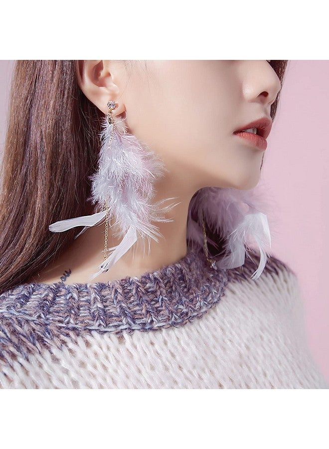 MWOOT 400 Pieces White Natural Goose Feathers 7-15 Cm For Dream Catchers Diy Costume Halloween Costume Handmade Earring Wedding Party Decoration Activities Home Easter - Image 5