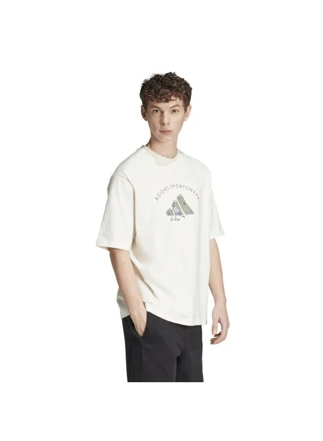 اديداس تيشيرت رجالي برسومات كودز دودل سكوتر من أديداس