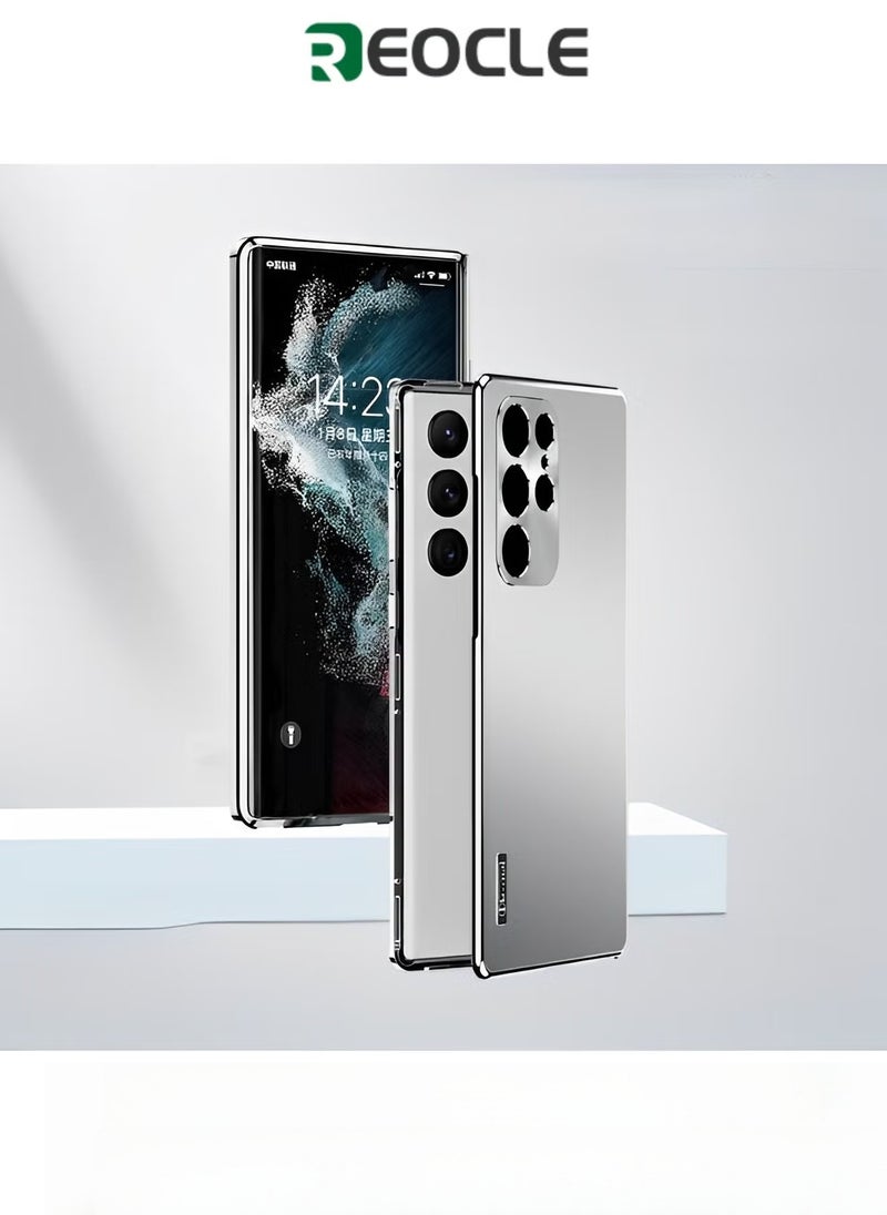 REOCLE Magnetic Phone Case Phone Cover Samsung Galaxy Magnetic Aluminum Metal Frame Phone Case for S21 Ultra - Image 1