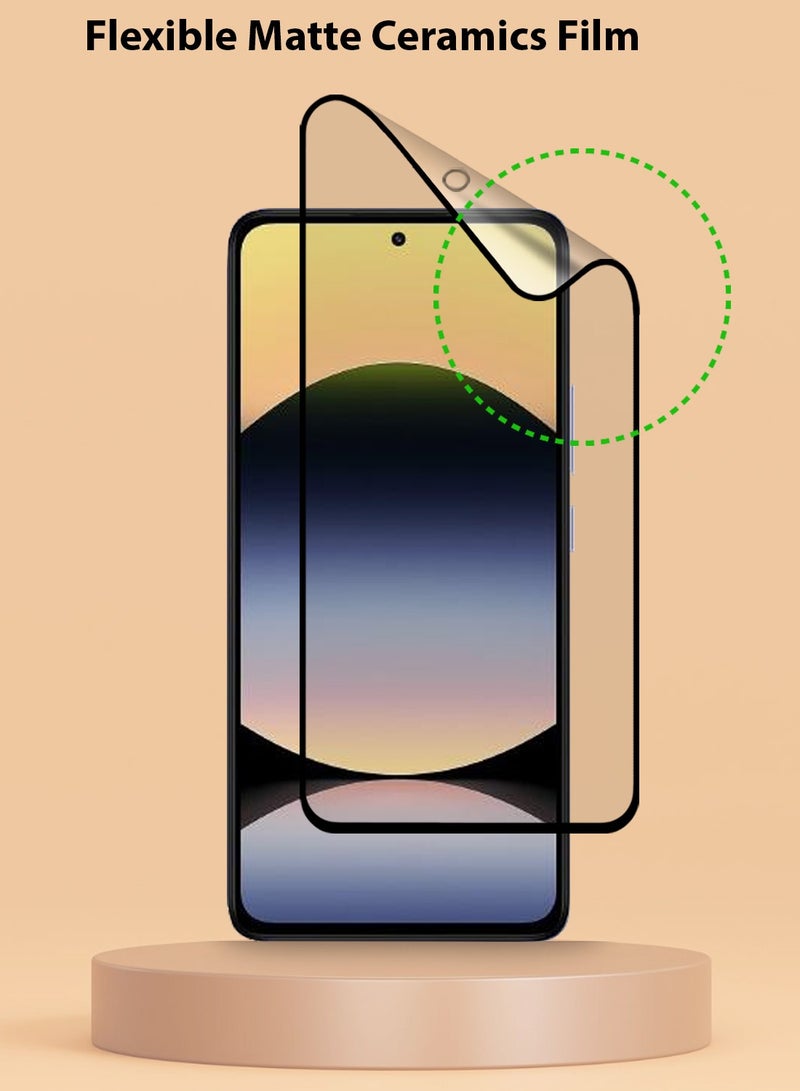 Techie 2 Pack Xiaomi Redmi Note 14 4G Matte Ceramic Screen Protector Film Anti Fingerprint Bubble Free Easy Installation - Image 4