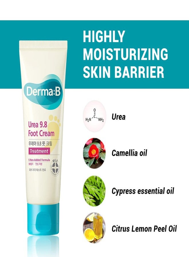 Derma B Urea 9.8% Foot Cream, 2.7 fl oz (80ml) - Image 3