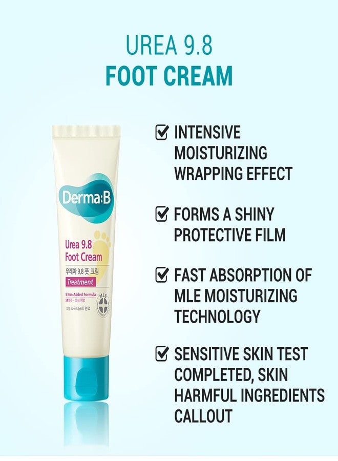 Derma B Urea 9.8% Foot Cream, 2.7 fl oz (80ml) - Image 2