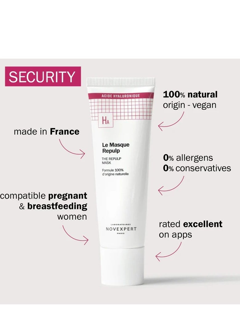 Novexpert - Hyaluronic Acid Booster Mask for Dry and Replenished Skin (50) ml - Image 1