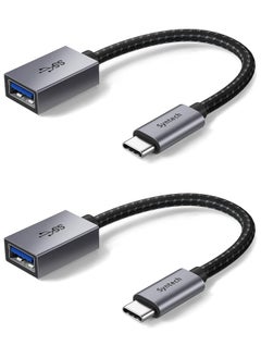 USB C to USB Adapter, (2 Pack) USB C to USB3 Adapter,USB Type C to USB,Thunderbolt 3 to USB Female Adapter OTG Cable Compatible with iPad Air 2020, MacBook Pro, Air and More
