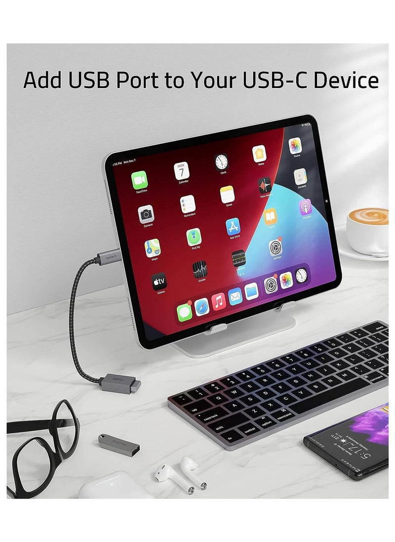 Syntech - USB C to USB Adapter, (2 Pack) USB C to USB3 Adapter,USB Type C to USB,Thunderbolt 3 to USB Female Adapter OTG Cable Compatible with iPad Air 2020, MacBook Pro, Air and More - Image 1