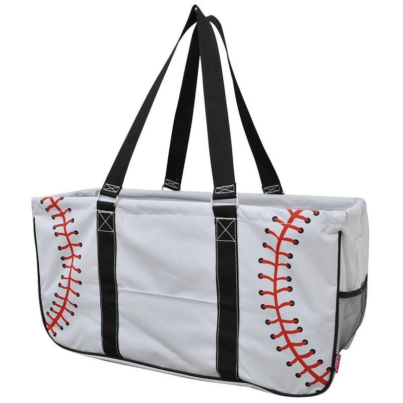 NGIL Utility Tote Bag Baseballwhite