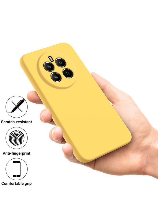 اس-توب جراب لهاتف Realme 12 Pro / 12 Pro+ جراب هاتف مقاوم للصدمات من السيليكون السائل بلون نقي - Image 4