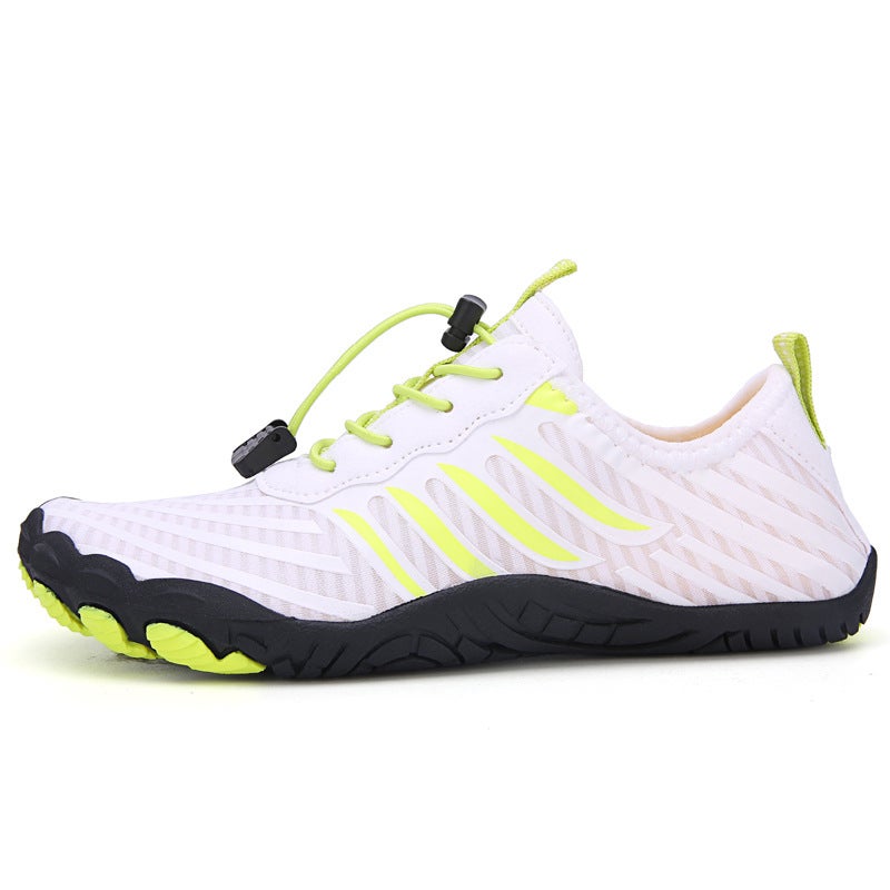 Generic Spring and Summer New Beach Shoes Couples Tracing Shoes Mens and Womens Light Non-slip Riding Shoes Outdoor Wading Swimming Fishing Shoes A34 white