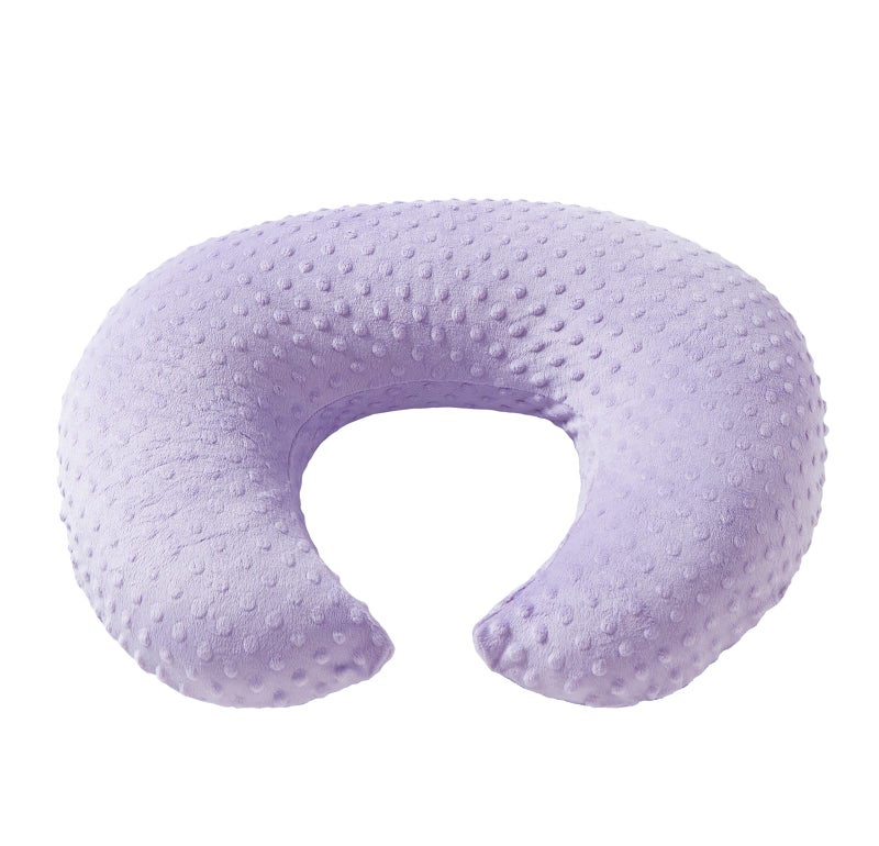 DONOMILO Nursing Pillow and Positioner Breastfeeding and Bottle Feeding, Propping Baby, Tummy Time, Sitting Support for Baby Boy Girl, with Removable Dots Cover (Lavender) - Image 3